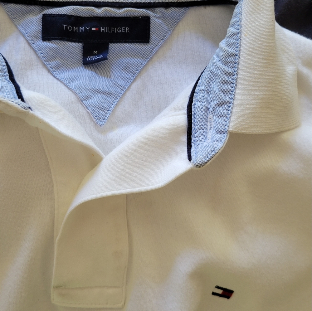 MENS Tommy Hilfiger | White polo - Picture 3 of 4